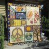 Hippie Quilt Blanket Ver 9  Quilt